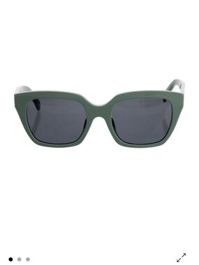 Celine Mint Green Wayfarer Sunglasses – Tinted Lenses